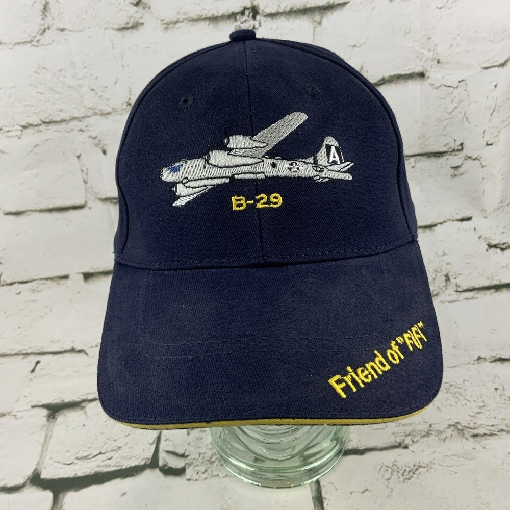 Commemorative Air Force Ball Cap Hat B-29‎ Friend Of FiFi Strap Back Blue